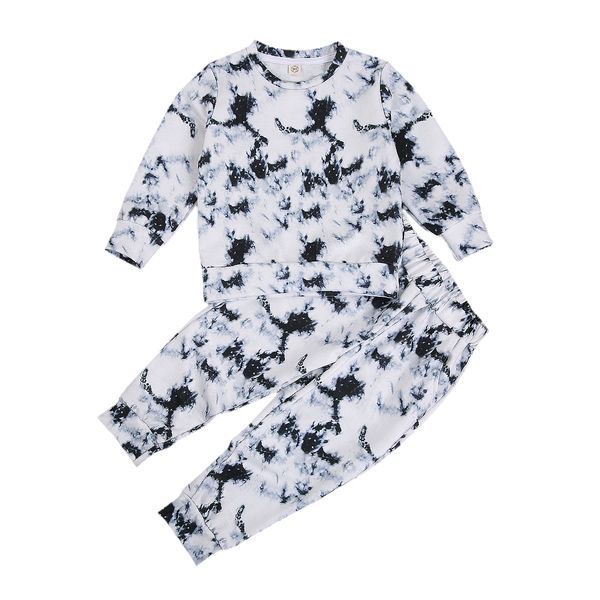 2-7y autumn winter tie-dye printed kids boys clothes sets long sleeve pullover pants warm sleepwear, White
2-7y autumn winter tie-dye printed kids boys clothes sets long sleeve pullover pants warm sleepwear, White