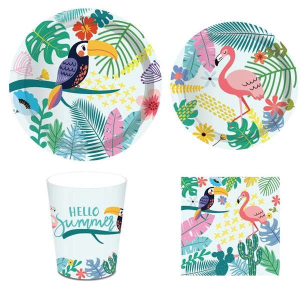 disposable dinnerware hawaiian tropical party tableware set flamingo aloha summer paper plate cup bags napkin luau supplies
disposable dinnerware hawaiian tropical party tableware set flamingo aloha summer paper plate cup bags napkin luau supplies