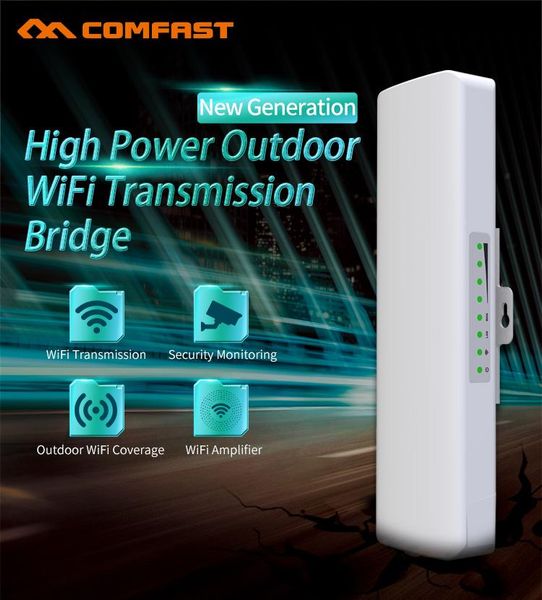 comfast 300mbps outdoor cpe 2.4g wi-fi access point wireless bridge 1-3km range extender cpe router for ip camera cf-e314n
comfast 300mbps outdoor cpe 2.4g wi-fi access point wireless bridge 1-3km range extender cpe router for ip camera cf-e314n