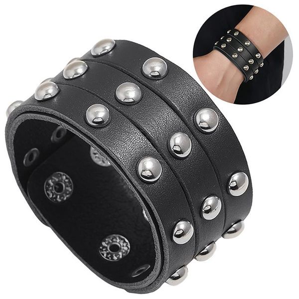 charm bracelets fashion men studded bracelet rivet faux leather cuff wristband punk bangle trendy rock jewelry accessories, Golden;silver
charm bracelets fashion men studded bracelet rivet faux leather cuff wristband punk bangle trendy rock jewelry accessories, Golden;silver