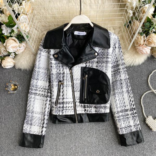 2021 Spring New Arrivals Plutonium Turn Down Collar Tweed Female Streetwear Jacket J2xy, Black;brown
2021 Spring New Arrivals Plutonium Turn Down Collar Tweed Female Streetwear Jacket J2xy, Black;brown