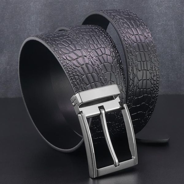 belts 3.8cm wide leather belt for man pin buckle fashion male waist strap ceinture homme cinto masculino, Black;brown
belts 3.8cm wide leather belt for man pin buckle fashion male waist strap ceinture homme cinto masculino, Black;brown
