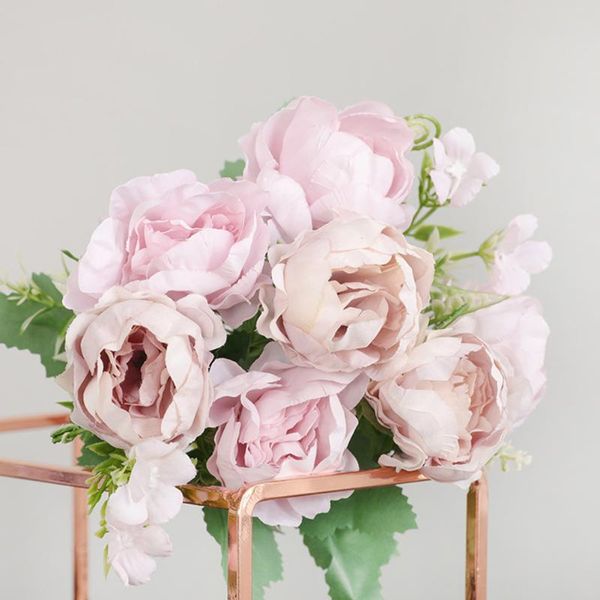 decorative flowers & wreaths 7 heads silk peony artificial wedding bouquet home party decor
decorative flowers & wreaths 7 heads silk peony artificial wedding bouquet home party decor