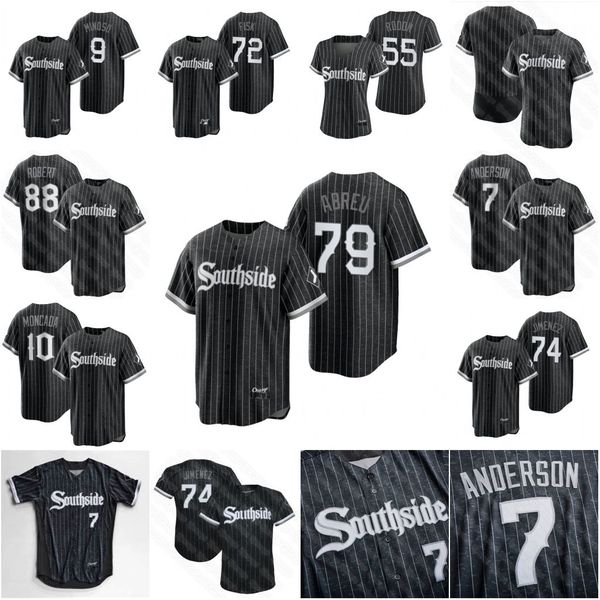 Jose Abreu Luis Robert 2021 All-Star Game Baseball Jersey White Sox Tim Anderson Eloy Jimenez Moncada Seby Zavala Bernardo Flores Leury Garc, Blue;black
Jose Abreu Luis Robert 2021 All-Star Game Baseball Jersey White Sox Tim Anderson Eloy Jimenez Moncada Seby Zavala Bernardo Flores Leury Garc, Blue;black