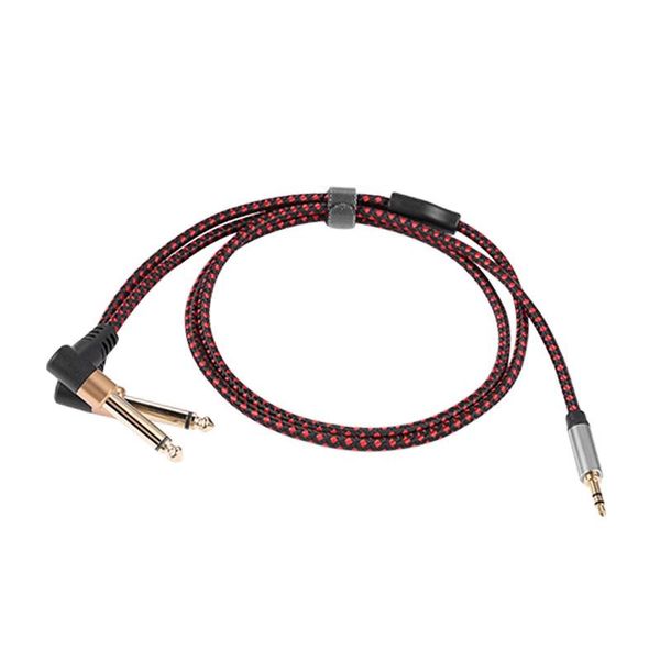 audio cables & connectors 90 degree 3.5mm to dual 6.5mm adapter jack o cable right angle y splitter aux cord for speaker 1m
audio cables & connectors 90 degree 3.5mm to dual 6.5mm adapter jack o cable right angle y splitter aux cord for speaker 1m