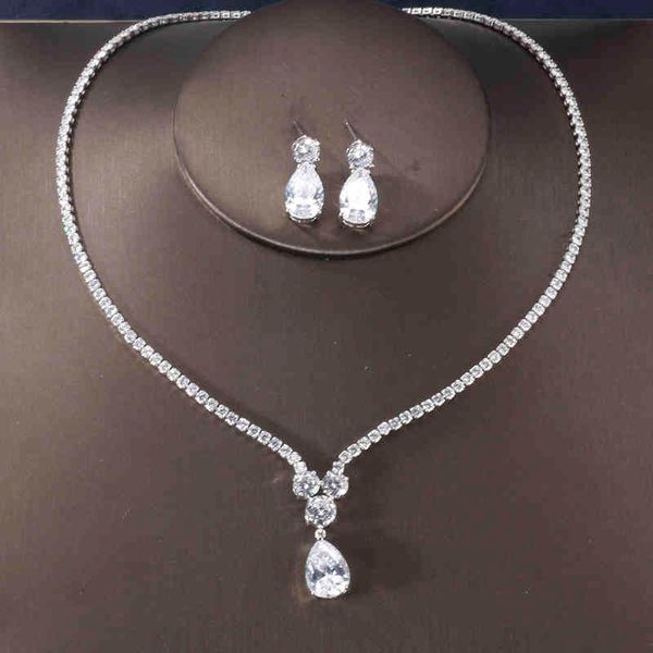 jewelry sets rakol new fashion luxury aaa zircon water drop shape necklace earrings set for women party wedding dress accessories, Black
jewelry sets rakol new fashion luxury aaa zircon water drop shape necklace earrings set for women party wedding dress accessories, Black