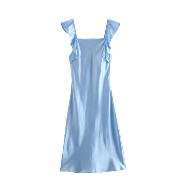 backless dress spring and summer new french retro style suspender women's dress high waist slim fashion square neck solid color slim fi, White;black
backless dress spring and summer new french retro style suspender women's dress high waist slim fashion square neck solid color slim fi, White;black