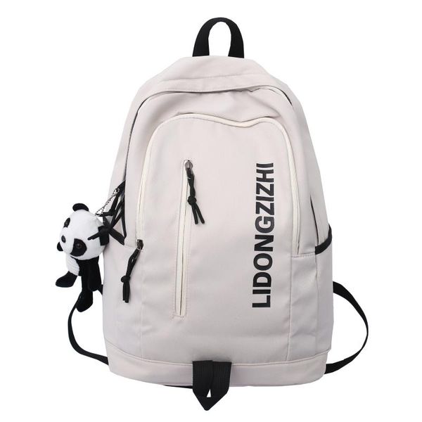 backpack fashion trend korean student waterproof large-capacity couple hong kong pure color travel
backpack fashion trend korean student waterproof large-capacity couple hong kong pure color travel