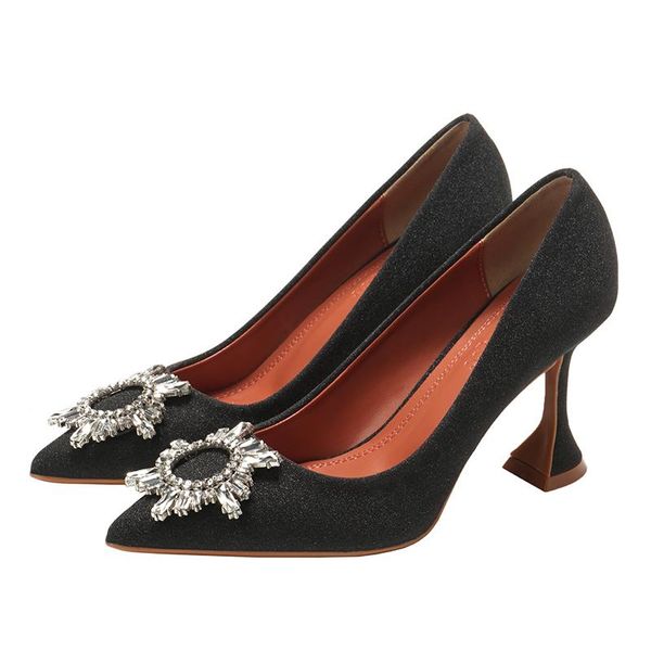 dress shoes brand designer woman bling pointed toe stiletto arrival women pumps wedding party star runway nightclub, Black
dress shoes brand designer woman bling pointed toe stiletto arrival women pumps wedding party star runway nightclub, Black