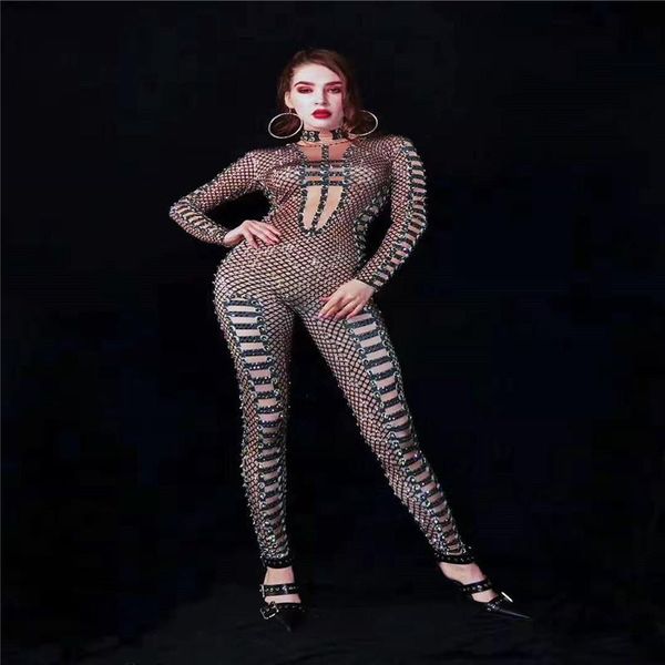 party decoration t80 female printing ehinestone jumpsuit black skinny bandage outfit singer dance costumes crystal long sleeve birthday ds
party decoration t80 female printing ehinestone jumpsuit black skinny bandage outfit singer dance costumes crystal long sleeve birthday ds