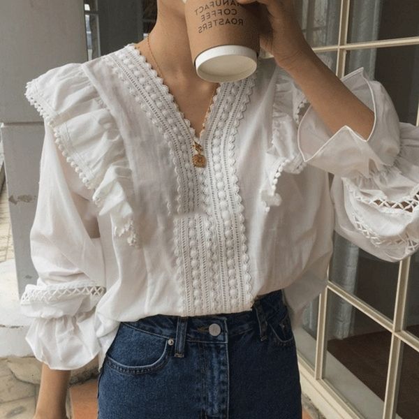 2021 new autumn floral cotton white vintage hollow out female office ladies casual lace long sleeve blouse shirts xn0y
2021 new autumn floral cotton white vintage hollow out female office ladies casual lace long sleeve blouse shirts xn0y