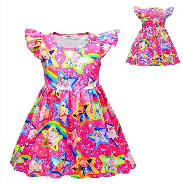 jojo siwa cute girls kids girl dresses clothes princess cosplay birthday party cartoon rainbow star printed summer costumes 3 8t, Red;yellow
jojo siwa cute girls kids girl dresses clothes princess cosplay birthday party cartoon rainbow star printed summer costumes 3 8t, Red;yellow