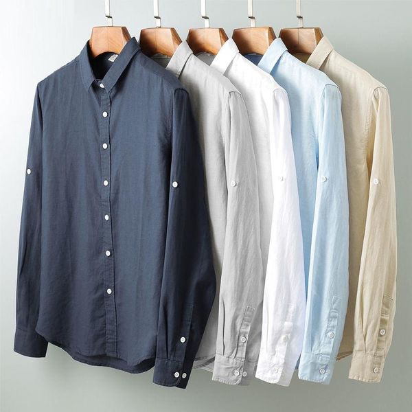 men's casual shirts autumn winter men business long sleeve shirt male classic korean style button down solid color linen k90, White;black
men's casual shirts autumn winter men business long sleeve shirt male classic korean style button down solid color linen k90, White;black