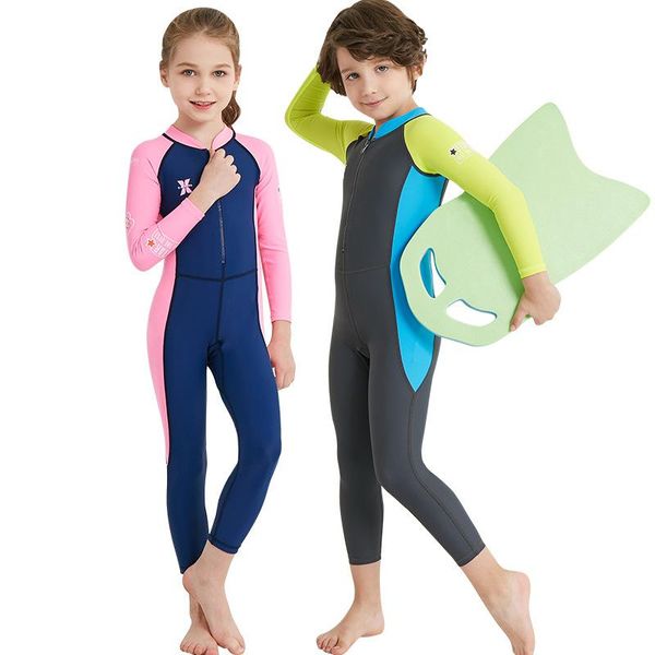 one-piece suits older children's swimming diving surfing large size quick dry sun protection fitting light
one-piece suits older children's swimming diving surfing large size quick dry sun protection fitting light