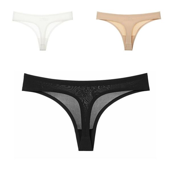 women's panties 3 pcs solid g-string female underwear for women briefs underpants thong plus size transparent pantys, Black;pink
women's panties 3 pcs solid g-string female underwear for women briefs underpants thong plus size transparent pantys, Black;pink
