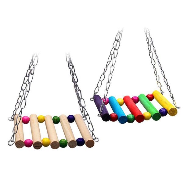 other bird supplies 2pcs wooden toy funny suspension bridge durable swing stand creative station pole for cage parrot pet
other bird supplies 2pcs wooden toy funny suspension bridge durable swing stand creative station pole for cage parrot pet