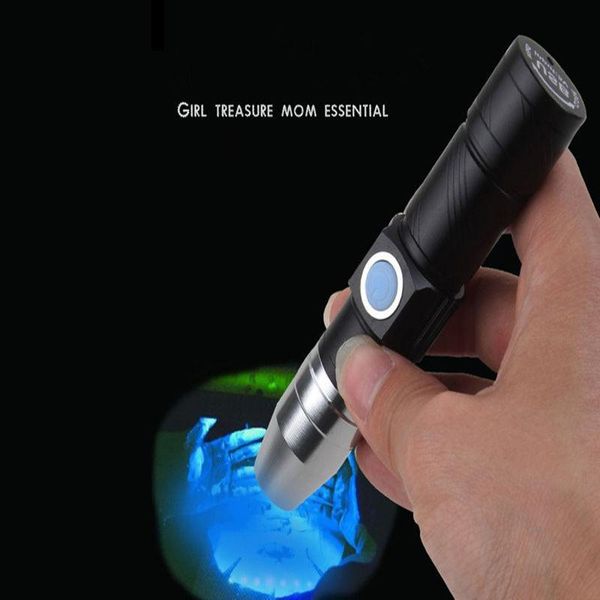 flashlights torches uv 365nm jade usb rechargeable for fluorescent detection violet anti-counterfeit money detector lamp
flashlights torches uv 365nm jade usb rechargeable for fluorescent detection violet anti-counterfeit money detector lamp