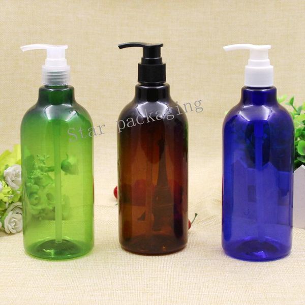 12x500ml brown/blue lotion bottle pump empty plastic bottles shower gel shampoo travel cosmetic packaging
12x500ml brown/blue lotion bottle pump empty plastic bottles shower gel shampoo travel cosmetic packaging