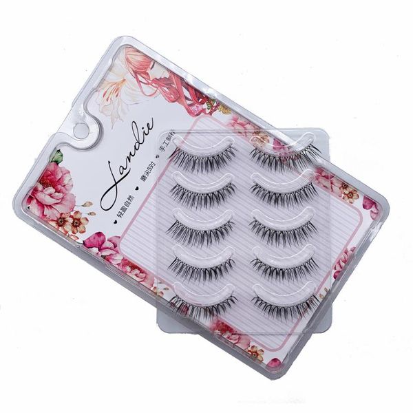 false eyelashes 5 pairs 3d mink lashes handmade fake soft transparent stem high quanlity beauty
false eyelashes 5 pairs 3d mink lashes handmade fake soft transparent stem high quanlity beauty