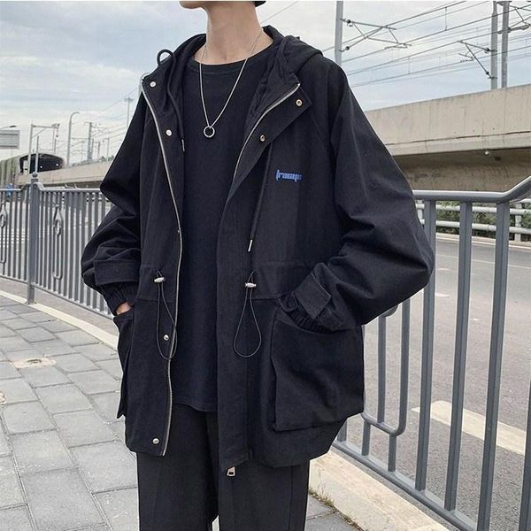 men's jackets coat man spring and autumn fashion salt ruffian handsome loose i hong kong style work jacket, Black;brown
men's jackets coat man spring and autumn fashion salt ruffian handsome loose i hong kong style work jacket, Black;brown