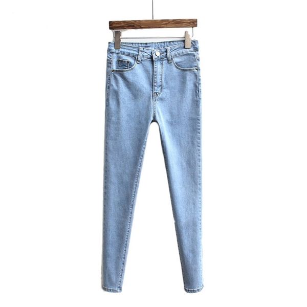 slim jeans for women skinny high waist denim pencil pants stretch casual hole ripped black feminina 210708, Blue
slim jeans for women skinny high waist denim pencil pants stretch casual hole ripped black feminina 210708, Blue