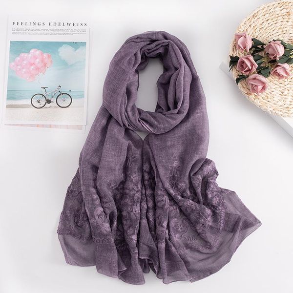 scarves brand cotton embroidery scarf women solid shawl elegant oversized beach travel muslim hijab 200*95cm, Blue;gray
scarves brand cotton embroidery scarf women solid shawl elegant oversized beach travel muslim hijab 200*95cm, Blue;gray