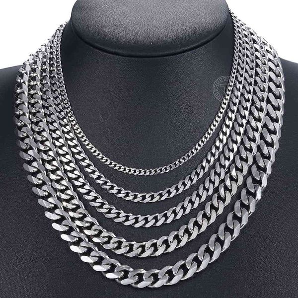 designer necklace luxury jewelry 3-11mm men's curb chain silver color stainless steel cuban link long for men punk classic
designer necklace luxury jewelry 3-11mm men's curb chain silver color stainless steel cuban link long for men punk classic