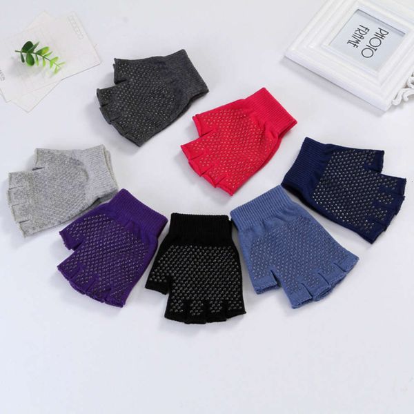 gloves five finger and half air yoga anti slip dispensing sweat absorbing cotton sports, Blue;gray
gloves five finger and half air yoga anti slip dispensing sweat absorbing cotton sports, Blue;gray