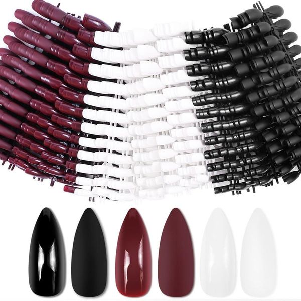 false nails 240pcs pointed ellipse nail tips for extension manicure salon diy use, Red;gold
false nails 240pcs pointed ellipse nail tips for extension manicure salon diy use, Red;gold