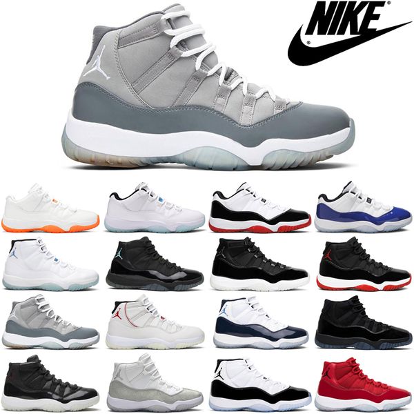 11 11s men women basketball shoes bright citrus bred legend blue low jubilee cool grey cap and gown mens trainers sports sneakers size 5.5-1 
11 11s men women basketball shoes bright citrus bred legend blue low jubilee cool grey cap and gown mens trainers sports sneakers size 5.5-1