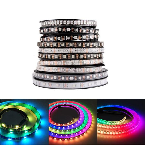 strips ws2812b ws2812 led strip light 1m 2m 3m 4m 5m black white pcb waterproof ip30/65/67 addressable smart rgb dc 5v
strips ws2812b ws2812 led strip light 1m 2m 3m 4m 5m black white pcb waterproof ip30/65/67 addressable smart rgb dc 5v