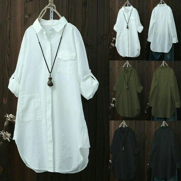 fashion elegant women v neck long sleeve pockets buttons solid color shirt casual plain long blouse white black green
fashion elegant women v neck long sleeve pockets buttons solid color shirt casual plain long blouse white black green