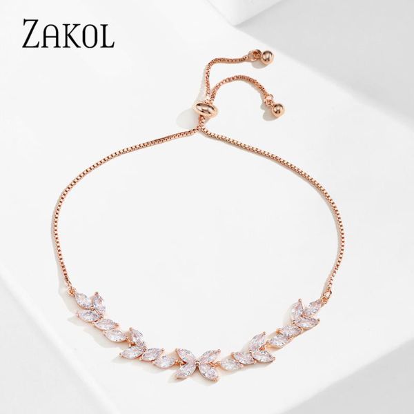 zakol brand charm white cubic zirconia leaf adjustable bracelets for women fashion bridal wedding party jewelry fsbp5002, Black
zakol brand charm white cubic zirconia leaf adjustable bracelets for women fashion bridal wedding party jewelry fsbp5002, Black