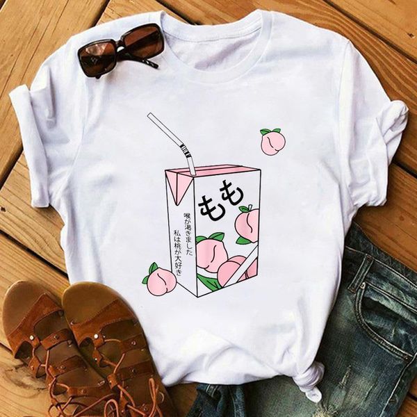 cartoon peach juice japanses aesthetic grunge t shirt women harajuku cute kawaii pink summer casual tumblr fashion, White
cartoon peach juice japanses aesthetic grunge t shirt women harajuku cute kawaii pink summer casual tumblr fashion, White