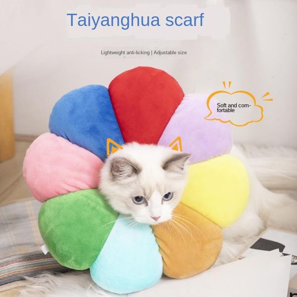 pet supplies sunflower multicolored anti-bite anti-licking general soft protective collar sunflower bib for cats and dogs
pet supplies sunflower multicolored anti-bite anti-licking general soft protective collar sunflower bib for cats and dogs