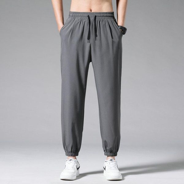men's pants fashion elastic waist casual men streetwear loose ice silk trousers wide leg m-3xl, Black
men's pants fashion elastic waist casual men streetwear loose ice silk trousers wide leg m-3xl, Black