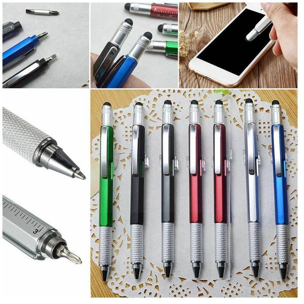 ballpoint pens multifunction tool pen screwdriver ruler gift stylus stationery spirit design level screen creative k1e3, Blue;orange
ballpoint pens multifunction tool pen screwdriver ruler gift stylus stationery spirit design level screen creative k1e3, Blue;orange