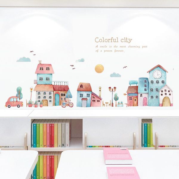 wall stickers creative cartoon city for kids rooms child bedroom decorations self adhesive decoration home decor
wall stickers creative cartoon city for kids rooms child bedroom decorations self adhesive decoration home decor