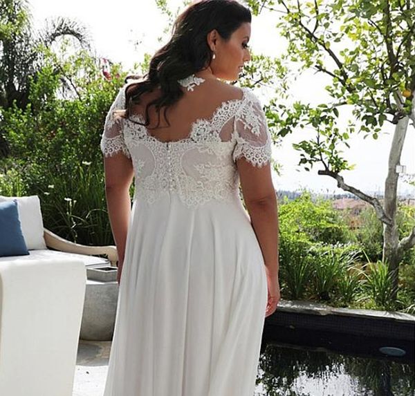 brilliant chiffon 2021 v-neckline a-line plus size wedding es with beaded lace appliques short sleeves bridal gowns new qanw, White
brilliant chiffon 2021 v-neckline a-line plus size wedding es with beaded lace appliques short sleeves bridal gowns new qanw, White
