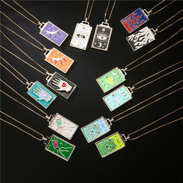 aogu european and american fashion new square geometric pattern pendant autumn winter sweater chain necklace women, Silver
aogu european and american fashion new square geometric pattern pendant autumn winter sweater chain necklace women, Silver