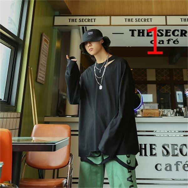 new 2021 japanese simple basic solid color base t-shirt male autumn and winter wild cpuv, White;black
new 2021 japanese simple basic solid color base t-shirt male autumn and winter wild cpuv, White;black