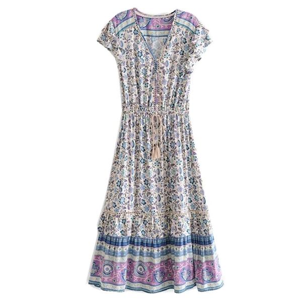 bohemian women leaves floral print dress holiday open buttons v neck spliced hollow out lace short sleeve long dresses, Red
bohemian women leaves floral print dress holiday open buttons v neck spliced hollow out lace short sleeve long dresses, Red