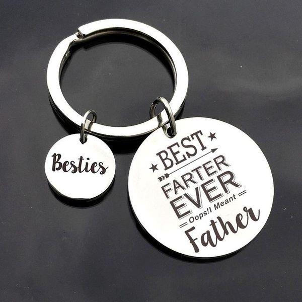 keychains letter keychain man round key chain women funny farter ever pendants for pants ring stainless steel holder brelok, Silver 
keychains letter keychain man round key chain women funny farter ever pendants for pants ring stainless steel holder brelok, Silver