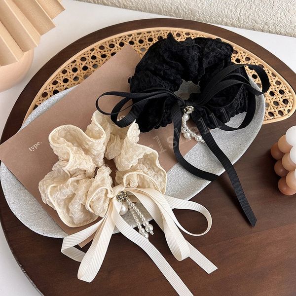 high-end lace edging bow pearl streamer large intestine ring japanese girl hair bands women hair accessories, Slivery;white
high-end lace edging bow pearl streamer large intestine ring japanese girl hair bands women hair accessories, Slivery;white