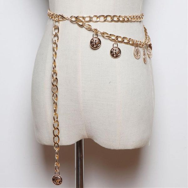 belts metal chain belt for women with coin-shaped pendant fashion silver golden 103cm length waist lady dress t-shirt, Black;brown
belts metal chain belt for women with coin-shaped pendant fashion silver golden 103cm length waist lady dress t-shirt, Black;brown