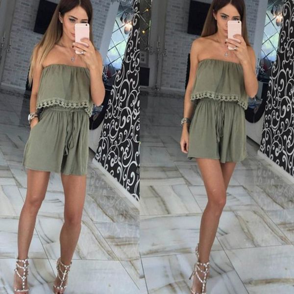 women's jumpsuits & rompers office elegant ladies off shoulder jumpsuit play suit women summer solid color loose playsuit casual sleeve, Black;white
women's jumpsuits & rompers office elegant ladies off shoulder jumpsuit play suit women summer solid color loose playsuit casual sleeve, Black;white