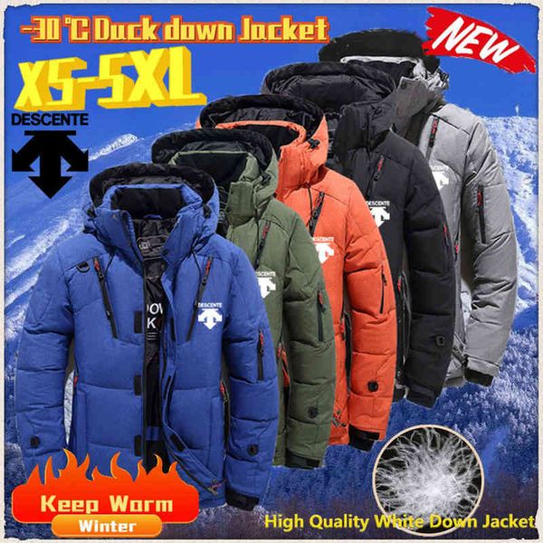 men's hooded winter warm cotton padded et, 2021, Black
