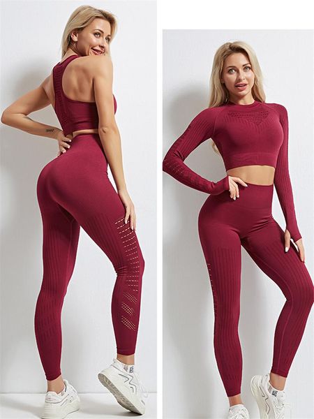 yoga outfit seamless sport set women brown two 2pcs piece crop bra shirt hollow out leggings sportsuit workout fitness gym
yoga outfit seamless sport set women brown two 2pcs piece crop bra shirt hollow out leggings sportsuit workout fitness gym