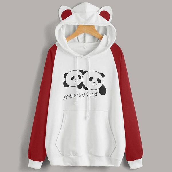 women's hoodies & sweatshirts fall/winter style hoodie panda print long-sleeved ladies sweatshirt clothing, Black
women's hoodies & sweatshirts fall/winter style hoodie panda print long-sleeved ladies sweatshirt clothing, Black