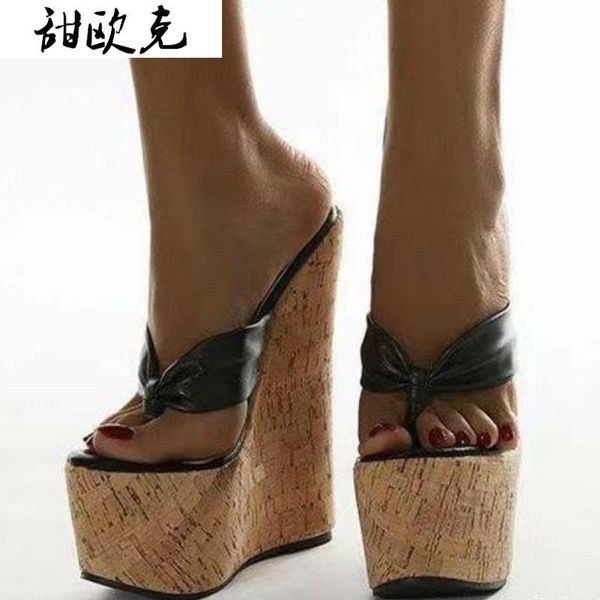 2021 summer women sandals high heel platform fashion women open toe leaky heel sandals beach for outer wear, Black
2021 summer women sandals high heel platform fashion women open toe leaky heel sandals beach for outer wear, Black